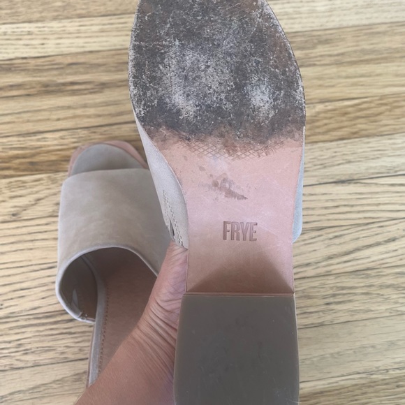Frye Lucia Leather Heeled Mules - Picture 4 of 5